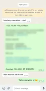 Customer review