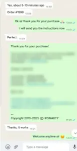 Customer review